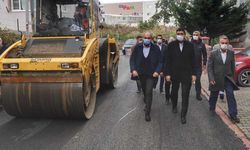 Üstyapı çalışmaları kapsamında Cevizli'de 4 bin 673 ton asfalt serimi gerçekleştirildi