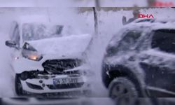 Kar yolları buz pistine çevirdi