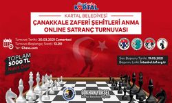 Kartal Belediyesi’nden Çanakkale Zaferi ve Şehitleri Anma Online Satranç Turnuvası