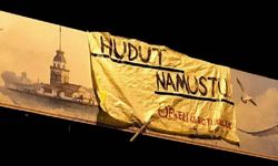 "Hudut namustur" yazılı pankartı asan 6 kişi gözaltına alındı