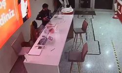 Camını kırarak girdiği bankadan tablet çaldı 