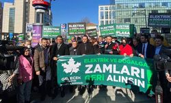 Gelecek Partisi de elektrik zamlarını protesto etti