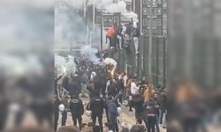 Amatör maçta çıkan kavgada tekmeler havada uçuştu