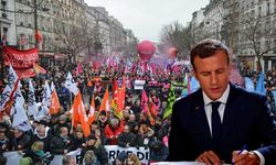 Emmanuel Macron halkın kitlesel tepkisine aldırış etmeden yasayı imzaladı!