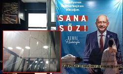 Millet İttifakı'nın Seçim Koordinasyon Merkezi'ne taşlı saldırı!