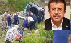 Eski bakan Nihat Zeybekci trafik kazası geçirdi