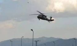 Erbil'de askeri helikopter düştü