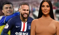 Kim Kardashian, Ronaldo ve Neymar için 7 bin kilometre yol yaptı