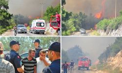 Manisa'daki orman yangını büyüyor! Bir mahalle boşaltıldı