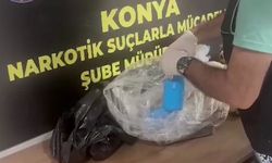 Konya'da kargo paketinden uyuşturucu çıktı