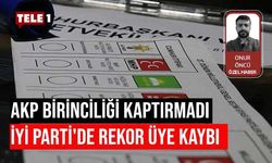 Bir yılda İYİ Parti 108 bin, AKP 199 bin üye kaybetti