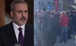 Hakan Fidan'a İsrail protestosu! 2 gözaltı