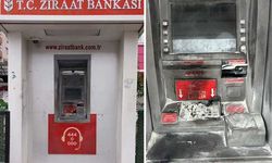 Zonguldak’ta Ziraat Bankası ATM’si yakıldı