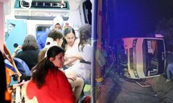 Öğrencileri taşıyan midibüs şarampole uçtu! 25 yaralı