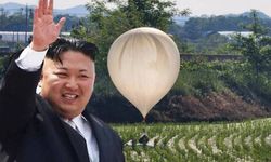 Kim Jong-un Güney Kore'ye balonlarla çöp gönderdi