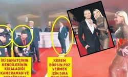 O kareler gündem olmuştu! Hadise ve Kerem Bürsin boş tribünlere poz vermiş