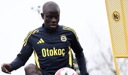 N'Golo Kante Fenerbahçe'de ilk antrenmanına çıktı