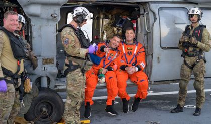 'Artemis 2' mürettebatı Dünya'ya döndü