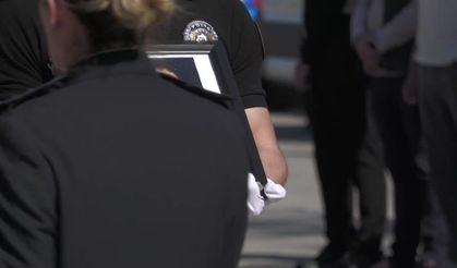 İzmir’de şehit polis memuru Serkan Hızlı için tören düzenlendi