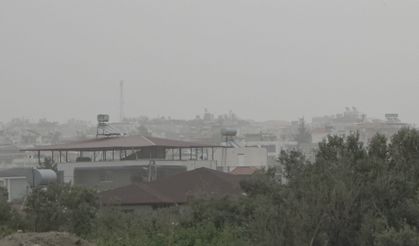 Hatay'da toz taşınımı etkisini sürdürüyor