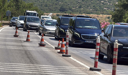190 bin araç! Bodrum, Marmaris ve Datça'ya akın ettiler!