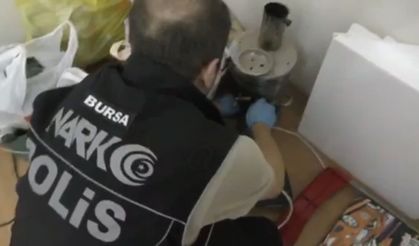 Bursa merkezli 5 ilde uyuşturucu operasyonu: 79 tutuklama