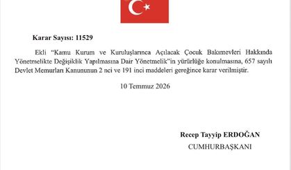 Kamu kurumlarında çocuk bakımevleri yaygınlaştırılacak