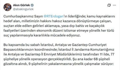 11 ilde operasyon; 68 gözaltı