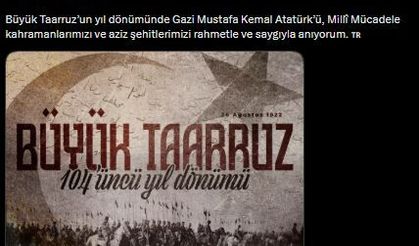 İletişim Başkanı Duran'dan Büyük Taarruz'un 104'üncü yıl dönümüne ilişkin paylaşım