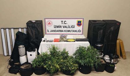 Evinde uyuşturucu ile yakalanıp, gözaltına alındı
