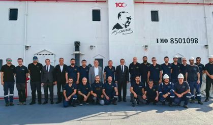 Özel donanımlı gemi 'Optimus Prime' KKTC'deki görevini tamamladı