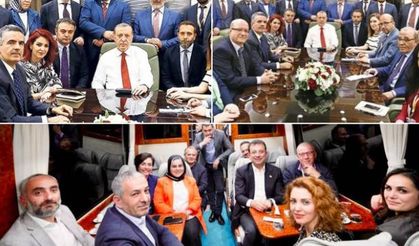 Erdoğan'ın uçağından inip İmamoğlu'nun otobüsüne bindiler