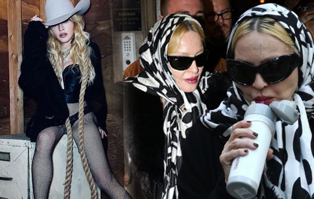 Madonna ezber bozdu! New York ve Paris sokaklarında eşarpla gezdi