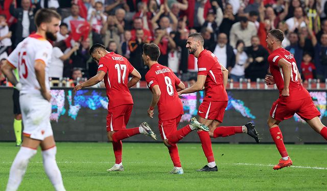 Milli Takım liderliği bırakmadı! Ay-yıldızlılar Karadağ engeli tek golle geçti