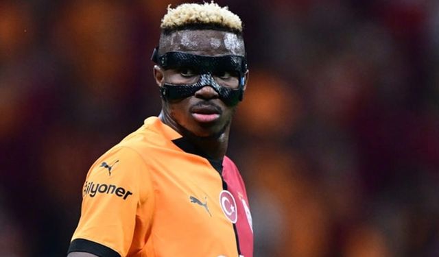 Osimhen maskesine Galatasaray'dan yasak!