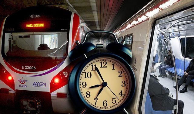 Metro ve Marmaray'dan ek sefer kararı