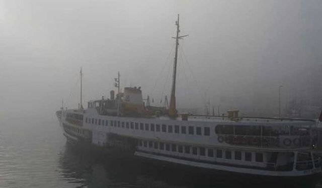 İstanbul'da vapur seferleri iptal edildi