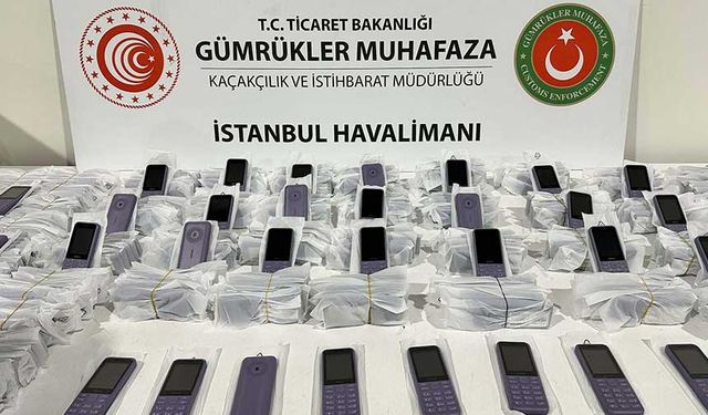 Gümrükte 'etiket' oyunu! 48 milyon değerinde binlerce telefon yakalandı