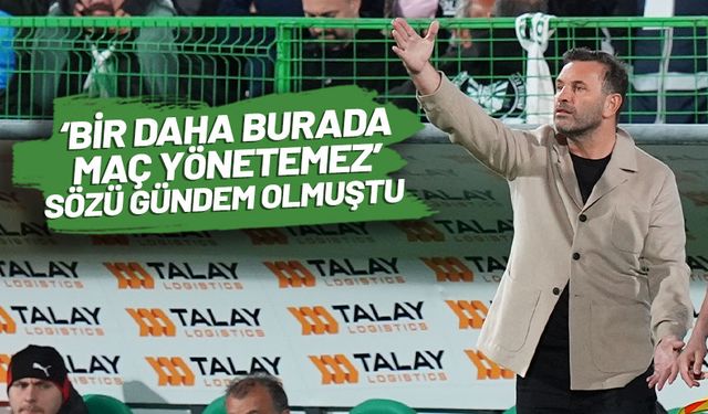 Hacıosmanoğlu 'atanınca görürsünüz' demişti! Galatasaray maçını Oğuzhan Çakır yönetecek