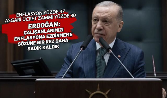 Erdoğan asgari ücrete ek zamma kapıları kapadı