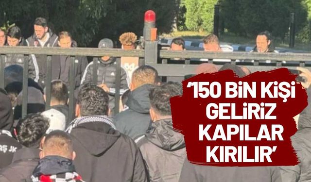 Beşiktaş'ta sular durulmuyor! Taraftar tesisi bastı