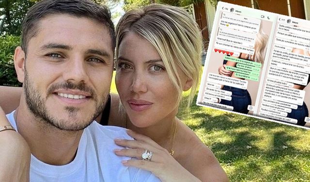 Wanda Nara Icardi'yle mesajlarını ifşaladı: Umurumda değil