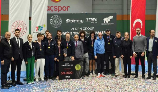 Türkiye Tenis Ligi'nde şampiyon TED Spor