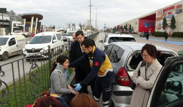 Muharrem Erkek trafik kazası geçirdi! 1 yaralı