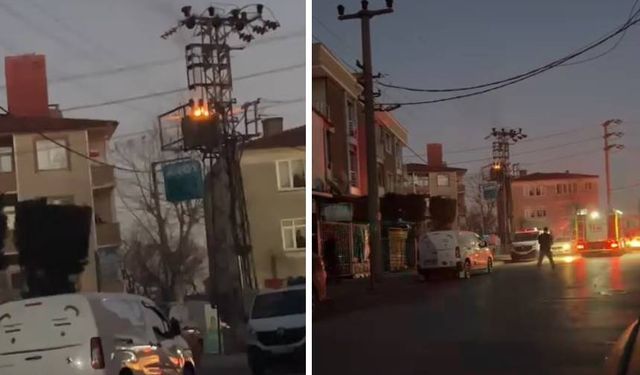 Doğal gaz patlaması korkutmuştu! Aynı mahallede bu kez trafo patladı
