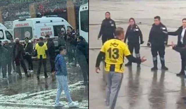 Amedspor ve Fenerbahçe taraftarı arasında kavga! Bir kişi bıçaklandı