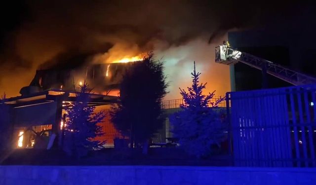 Çorum OSB'de yangın! Dört kişi dumandan etkilendi