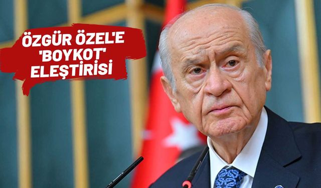Bahçeli'den Bakırhan'ın 'Biz CHP’nin eylemci kitlesi değiliz' sözlerine övgü