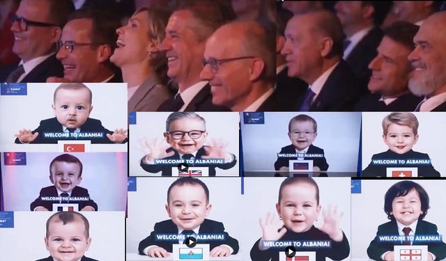 Erdoğan'ın bebeklik hali! Avrupa Zirvesi'nde liderlere yapay zeka sürprizi!