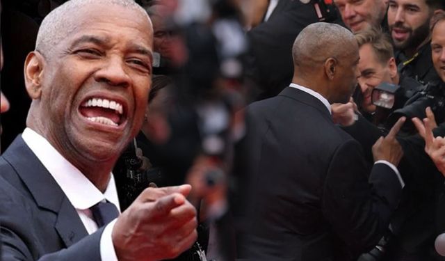 Cannes’da gergin anlar! Denzel Washington fotoğrafçıyla tartıştı